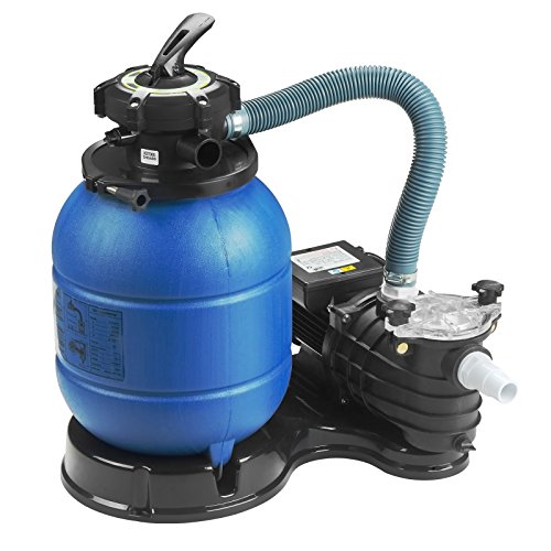 SUNCOO Pro 2450GPH Sand Filter Pump 13 inch Tank Pool Pump for 10000GAL