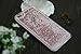 iPhone 6 Case,Cherry Blossom Sakura Liquid Quicksand Bling Heart Case,Flowing Floating Moving Love Heart Hard Case for iPhone6 6S(Bling Cherry Pink)
