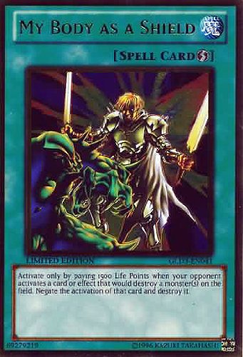Yu-Gi-Oh! - My Body as a Shield (GLD3-EN041) - Gold Series 3 - Limited Edition - Ultra Rare
