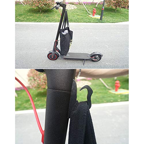 Seway M365 Hanger Hook Front Claw Hook for Gadget Bag Helmat Shopping Bag Accessories for Xiaomi Mijia M365 M187 Electric Scooter (Black)