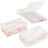 Dual Lock Tape 1in x 2in 10pcs, Heavy Duty Mounting Tape | Interlocking Tape Reclosable Fastener Self Sticky SJ3560 Strip for EZ Pass Mounting Tape