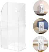 WINOMO Wall Mount for Remote Control, Acrylic, Transparent, Space Saver view 8