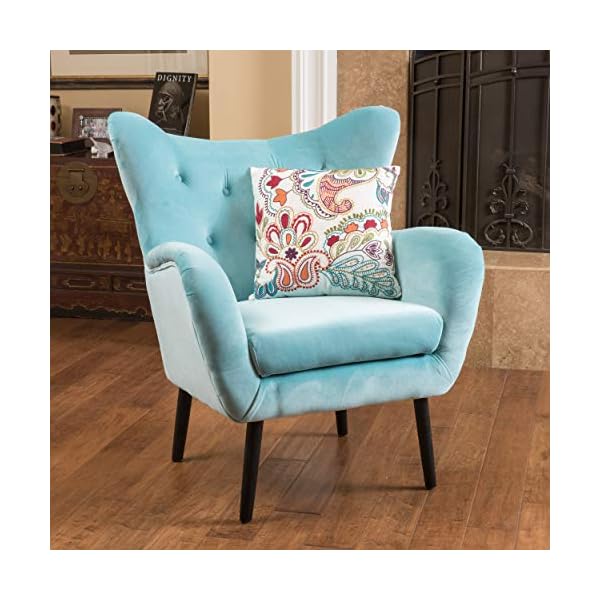 Christopher Knight Home Seigfried Club Chair, Light Blue Kavarli