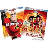 Incredibles 1 and 2 Blu Ray DVD Bundle