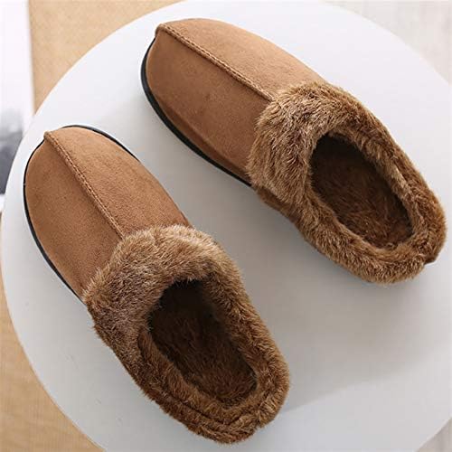 BFGTTGItx slipper Winter slippers men Suede Short Plush Sewing - Main Image