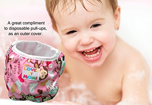 Reusable Swim Diaper - Potty Training Pants - Waterproof Diaper Cover