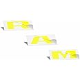 RAM Tailgate Emblem Overlay Decal Stickers 2025 Ram 1500 (Color: Bright Yellow)
