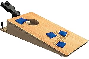 Buffalo Games - Tabletop Mini Cornhole - Dexterity Skill Game - Toss Across - Competative Two Player - On The Go Game - Ages 