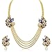 YouBella Jewellery Bollywood Ethnic Gold Plated Traditional Indian Necklace Set with Earrings for Women