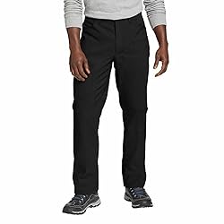 Eddie Bauer Men's Rainier Pants, Black, 36/32