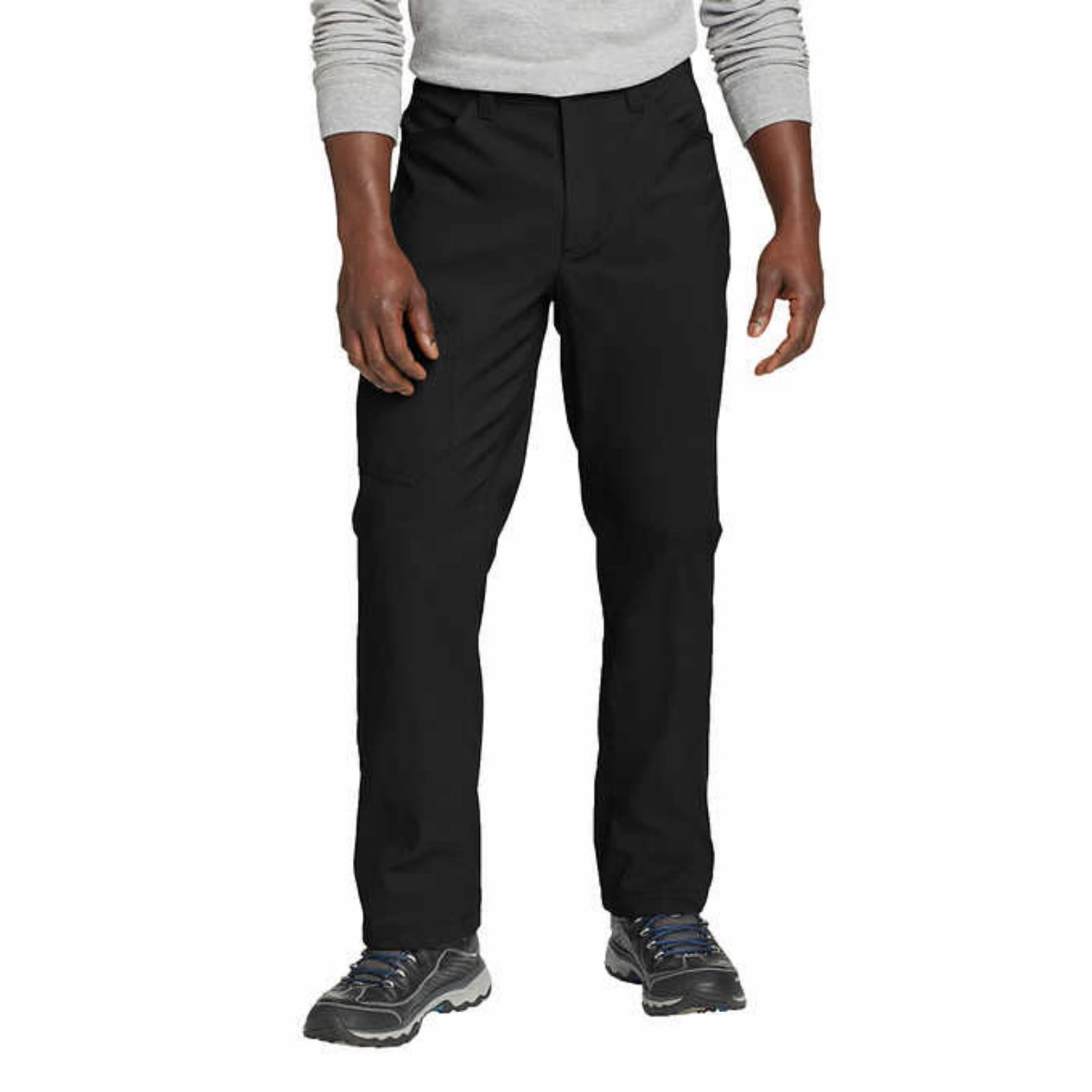 Eddie Bauer Men's Rainier Pants, Black, 34/30