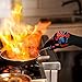 ICCKER Grill Gloves - 1112°F (600°C) Extremely Heat Resistant BBQ Gloves, 14