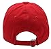 Top Level Baseball Cap Men Women-Cotton Dad Hat Plain,RED