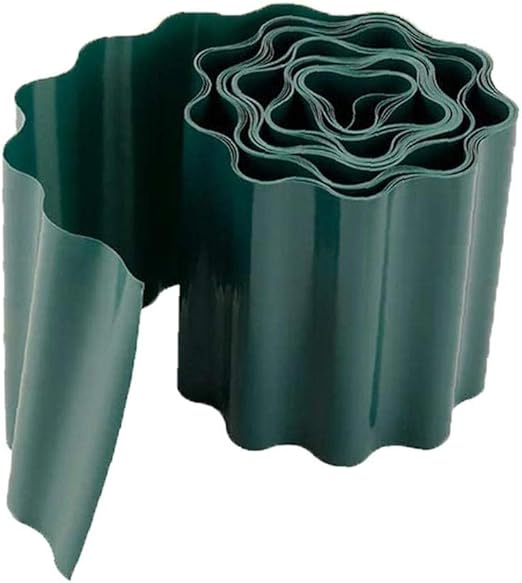 TOPofly Jardín Césped Bordes, Camino de plástico Verde césped del