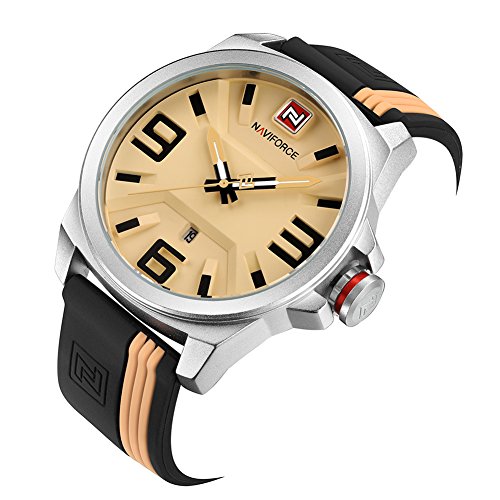 Naviforce men watches sport watches men s 3d face quart…