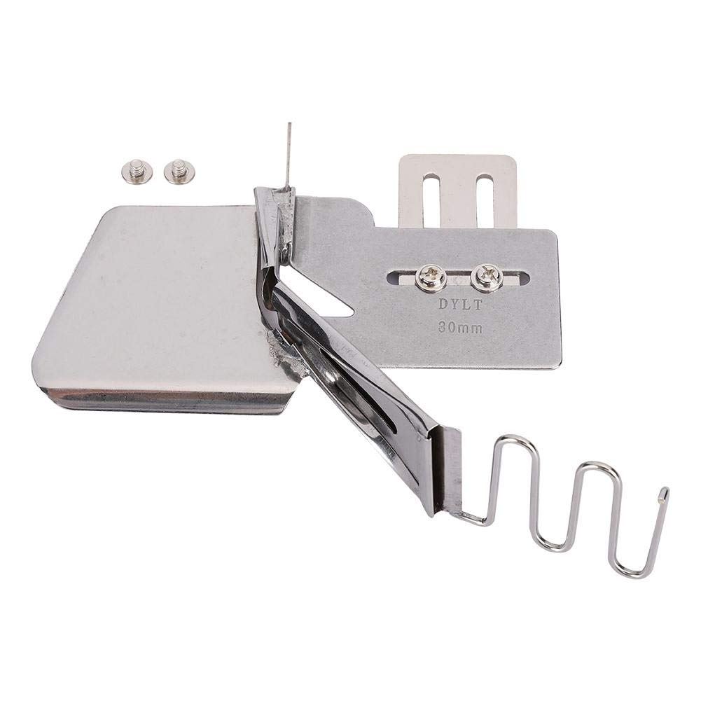 Garosa 4 Fold Binding Attachment Tape, Binde Sewing Machine Flat Seamer for Industrial Sewing Machines Accessories (30mm)