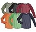 City Threads Super Soft Little Boys' and Girls' Heathered Raglan Tee Tshirt (2T-6)