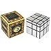 FC MXBB 3X3 Mirror Cube Speed Puzzle Color Black and Sticker Silver; Fun toys Educational toys Ideal toys for Kids BEST GIFT(Size:57mmx57mmx57mm)