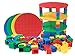 Classic Big Briks Circle Tower Construction Set by Strictly Briks | 100% Compatible with All Major Brands | Large Pegs for Toddlers | Ages 3+ | Tight Fit Building Bricks in Basic Colors | 64 Pieces
