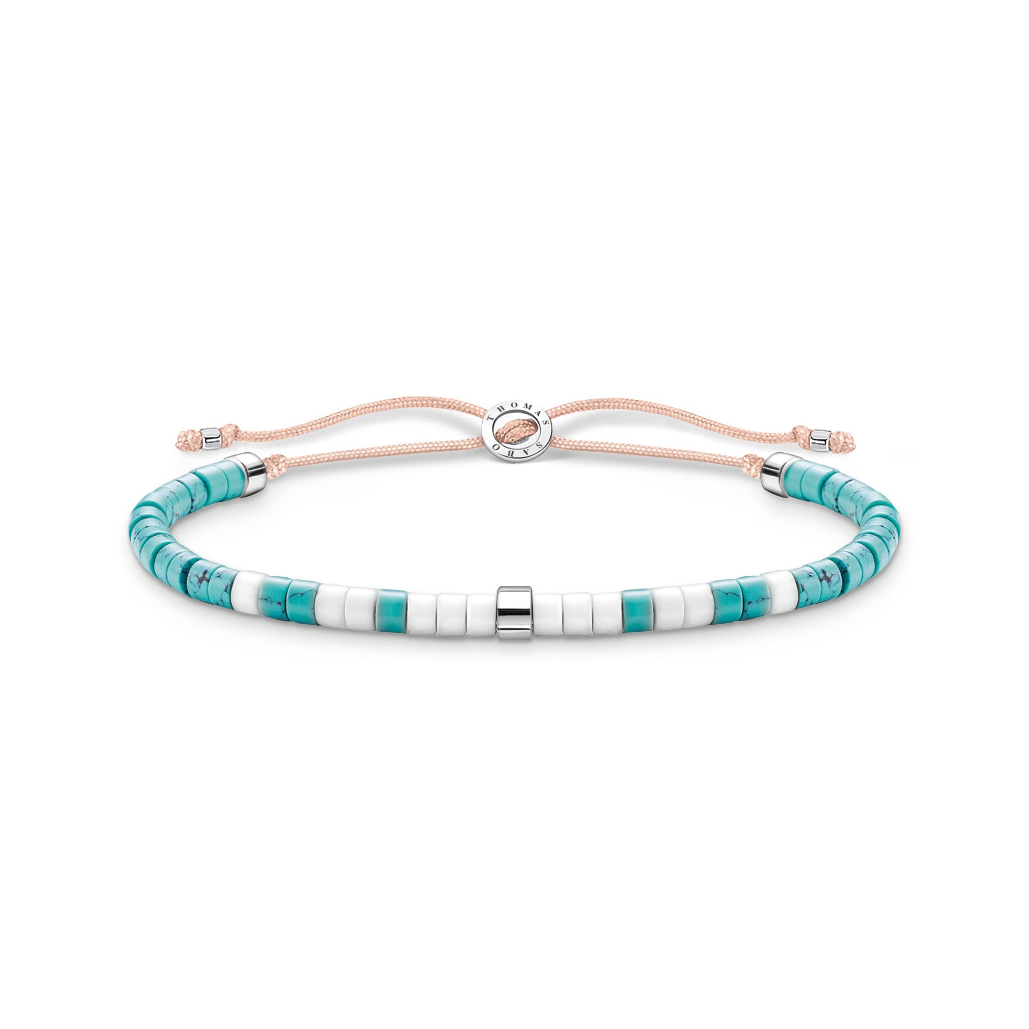 Thomas Sabo A2062-058-7 Bracelet with Turquoise Stones in 925 Sterling Silver