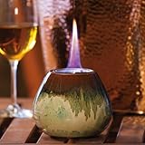Green Calm Earth Tones Ceramic Firepot
