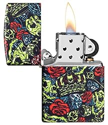 Zippo Skull Crown Glow-in-The-Dark 540 Color Design