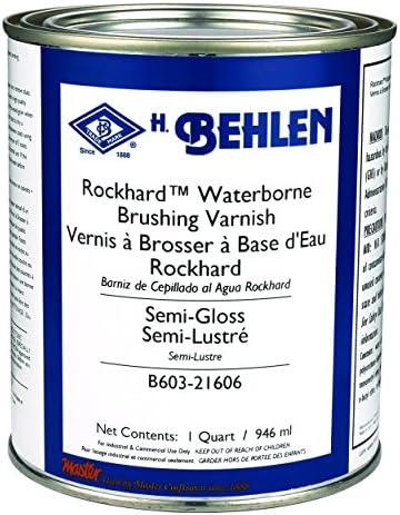 Mohawk Finishing Products B603-28806 Behlen Gloss Rockhard Table Top Urethane Varnish, Clear