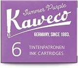 Kaweco Fountain Pen Ink Cartridges Summer Purple Pack of 6 | Short Standard | view 3