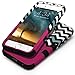 iPhone 6S Plus Case, MagicMobile Hybrid Rugged Rubber Hard Protective Case for Apple iPhone 6S Plus (Chevron Pattern Infinity Pink Love Lovely Design) High Impact Armor Case for iPhone 6S Plus (2015)