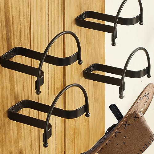 Taozun - Lot de 4 porte-chapeaux de cow-boy - Noir