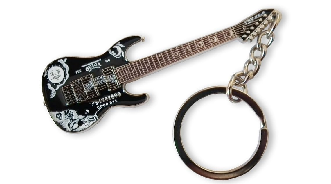 Gifticuffs KirkHammett-Metallica Replica guitar keychain - Black Ouija