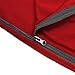 OSAGE RIVER Sleeping Bag Liner, Microfiber Fleece Travel Sheet Sleep Sack for Camping Travel Backpacking, Lightweight Zippered Sleeping Bag Inner Liner, Adults & Kids, Red