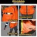 KwikSafety - Charlotte, NC - BIG KAHUNA Safety Vest [11 Pockets] Class 2 ANSI OSHA Reflective Vest Durable High Visibility Vest Construction Safety Vest for Men Industrial Work Gear/Orange Medium
