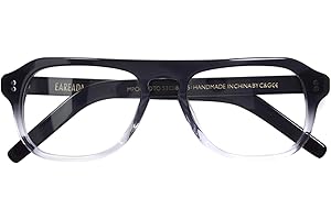 EAREADA Men Vintage Aviator Eyeglasses Kingsmen Glasses MPO848DTO Acetate Frames Clear Lens Glasses…