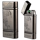 Kivors Rechargeable Photoelectric Sensor Lighter Dual Arc Plasma Electronic Lighter Windproof Lighter