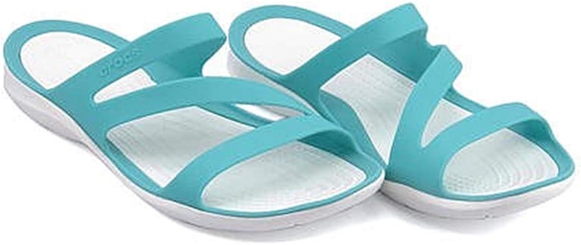 Amazon クロックス レディース サンダル スウィフトウォーター サンダル 軽量 クッション性 撥水 カジュアル デイリー トラベル レジャー アウトドア オフィス Swiftwater Sandal W 3998 ビーチサンダル