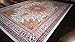 Generations pre8023White_6x8 Oriental Traditional Isfahan Persian Area Rug, 5' x 8', Light Blue/Navy/White/Orange/Yellow/Crimson Red