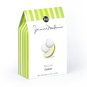 J&M Foods Key Lime Cookies, 6 Ounce