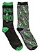 Hyp Rick and Morty Pickle Rick Men's Crew Socks 2 Pair Pack Shoe Size 6-12