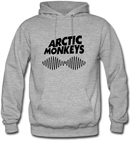 Soothing Men's and Women's Unisex Custom Arctic Monkeys Classic Hoodie M Grey