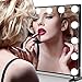 Nitin Hollywood Vanity Mirror with Lights, Black Lighted Makeup Mirror with 14 Bulbs, Tabletop or Wall Mounted Vanity Mirror for Bedroom Dressing Room (Black)