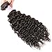 Beauty Forever Hair 8A Malaysian Virgin Curly Hair Weave 1piece Bundle Unprocessed Human Virgin Remy Hair Extensions Bundle Deals Natural Color 95-100g (26 inch)