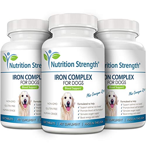 Nutrition Strength Iron for Dogs to Support Blood Health, Promote Blood