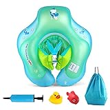 Nicewell Baby Swimming Float Ring - Inflatable Baby Floats with Toys for Swimming Pool and Bathtub, Suitable for 6-30 Month Old Infants or Toddlers