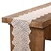 Ling's moment 12 x 120 inches White Lace Table Runner/Overlay Rustic Chic Wedding Reception Table Decoration Boho Party Decoration Baby Bridal Shower Decor