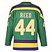 MOLPE Reed 44 Ducks Jersey S-XXXL Green, 90S Hip Hop Clothing for Party, Stitched Letters and Numbers