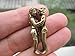 Lion Nude Man Naked Lady Lover Brass Small Statue Phallic Phallus Good Luck Amulet Buddhist Blessing