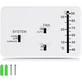 RV Thermostat, RV Analog Thermostat Replacement for Dometic (Cool Only/Furnace) 3106995.032, Controls The Heating and Cooling