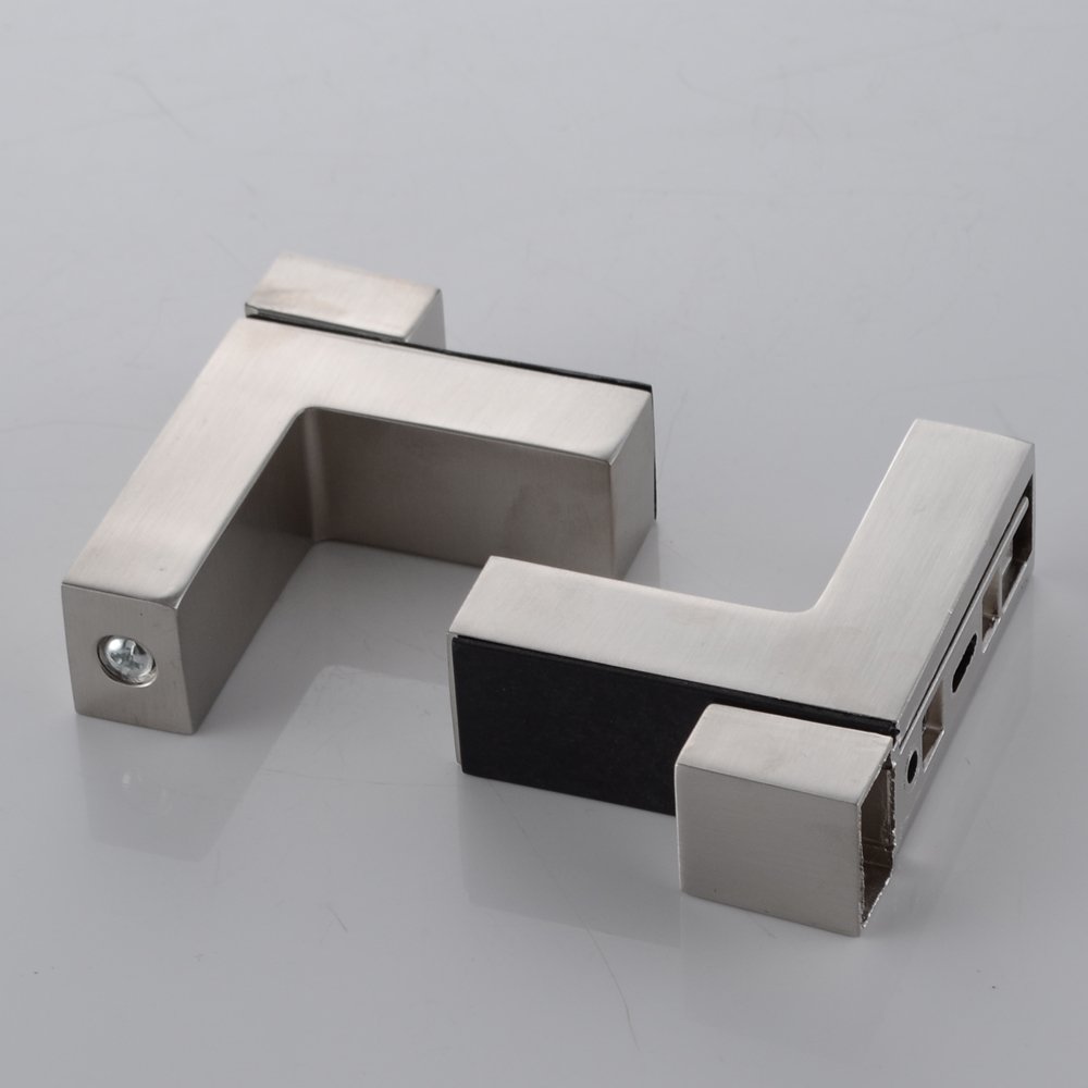 KES HSB301A2P2 Solid Metal Adjustable Wood/Glass Shelf Bracket Wall