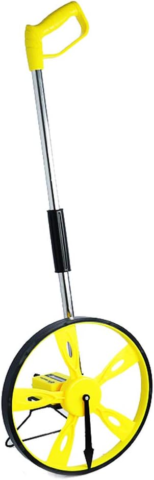 Electomania Wheel Mechanical Distance Measuring Wheel Folding and Free Carrying Bag Can Measure 10000m Accuracy